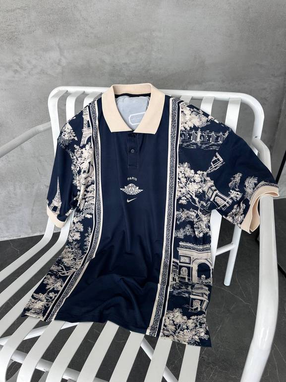 Paris Air Dior Polo Shirt – Navy Blue