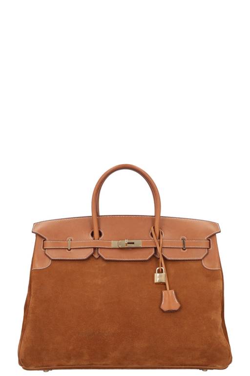 Hermes Birkin Leather Top Handle Bag – Brown