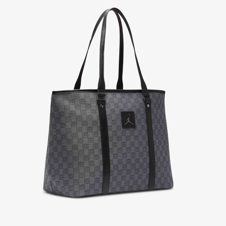 شنطة كتف Nike Jordan بتصميم Tote واسع – أسود