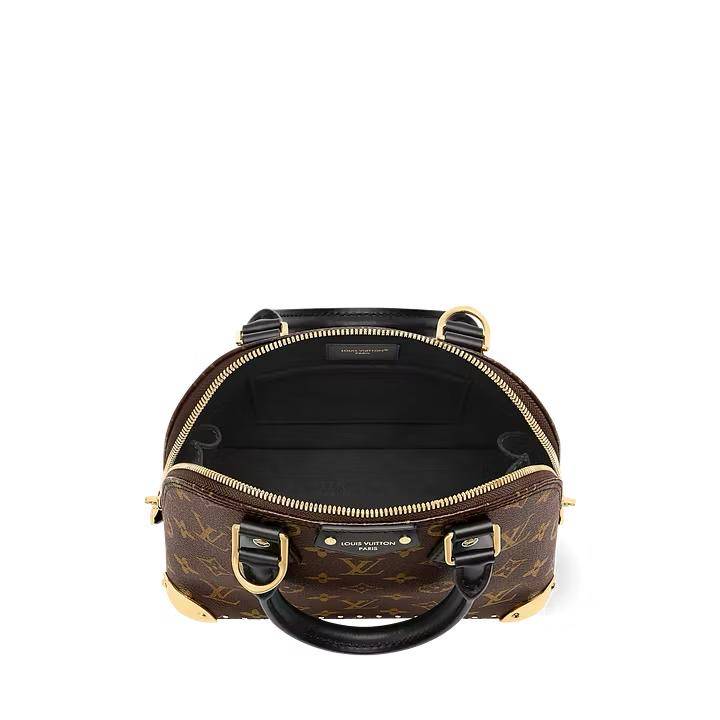 Louis Vuitton Monogram Alma Bag – Black Handle