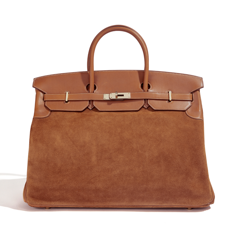 Hermes Birkin Leather Top Handle Bag – Brown