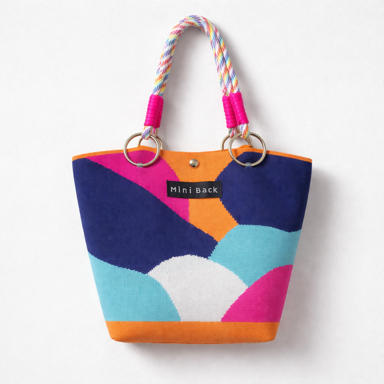 Colorful Canvas Tote Bag for Women – Modern Design