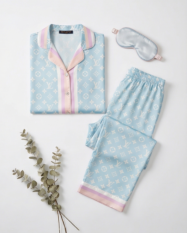 Luxury Pajama – Sky Blue