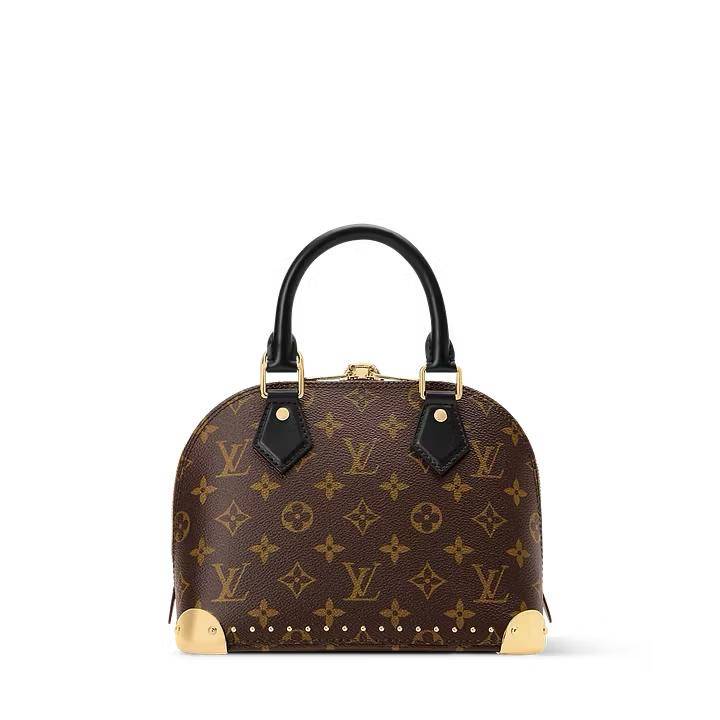 Louis Vuitton Monogram Alma Bag – Black Handle