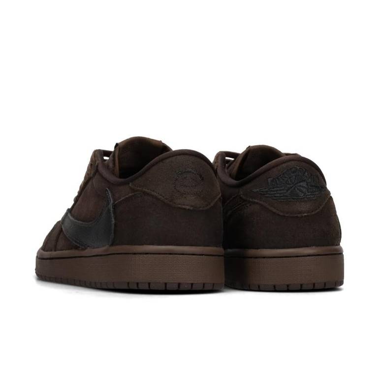 Brown Leather Sneakers Air Jordan Low