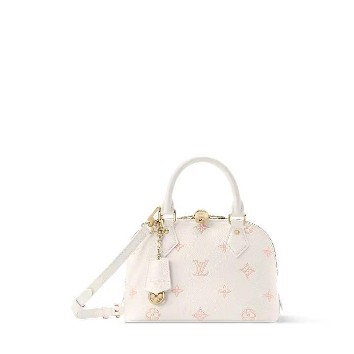 Louis Vuitton Alma Mini White Bag