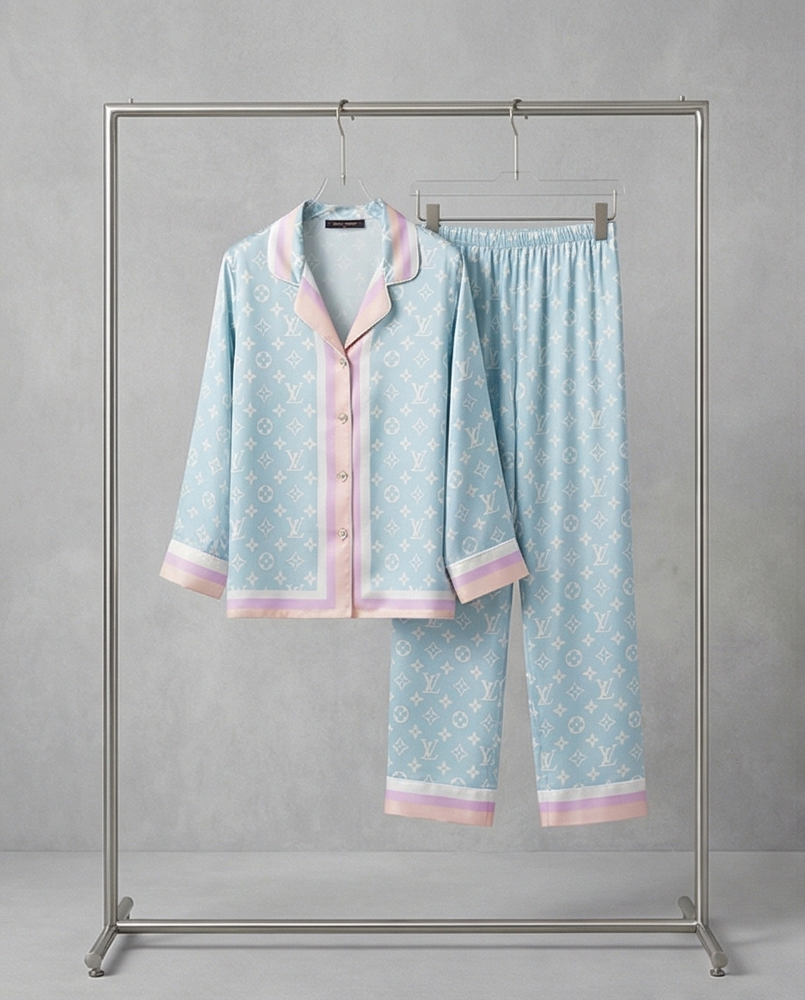 Luxury Pajama – Sky Blue