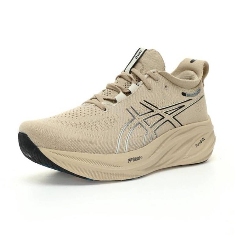 ASICS Gel-Nimbus 26 Beige Running Shoes