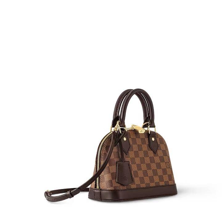 Louis Vuitton Alma Damier Brown Bag
