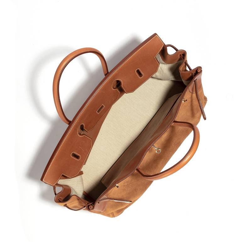 Hermes Birkin Leather Top Handle Bag – Brown