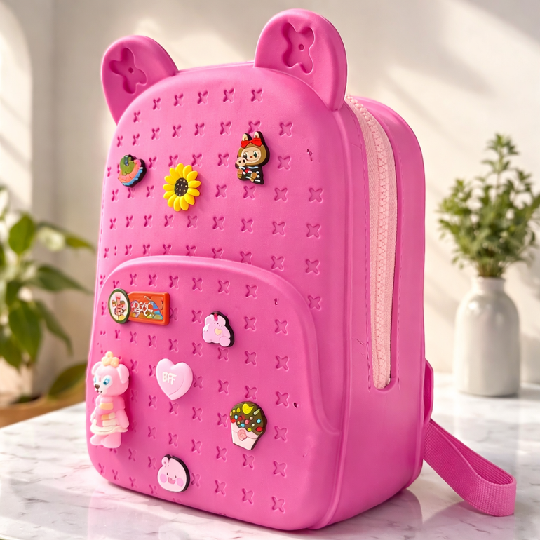 Kids Crocs Style Lunch Box – Pink