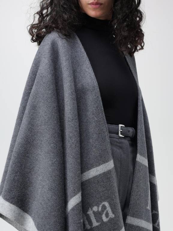 MaxMara سكارف رمادي
