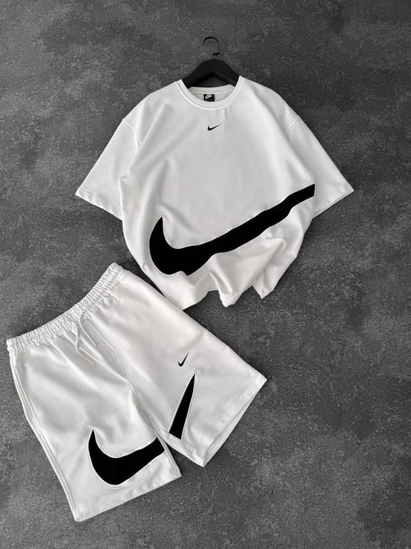 Nike White Casual Sports Set