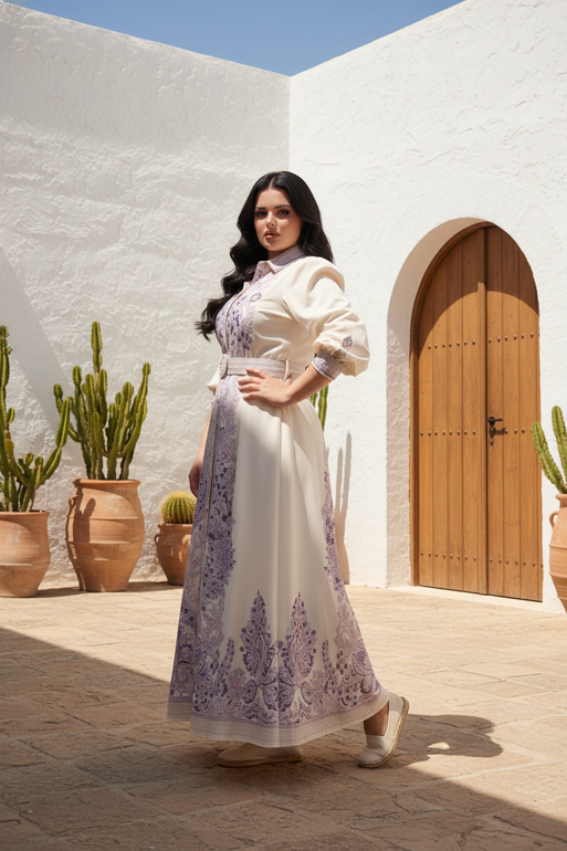 Elegant Long Sleeve Maxi Dress for Women – Stylish Design