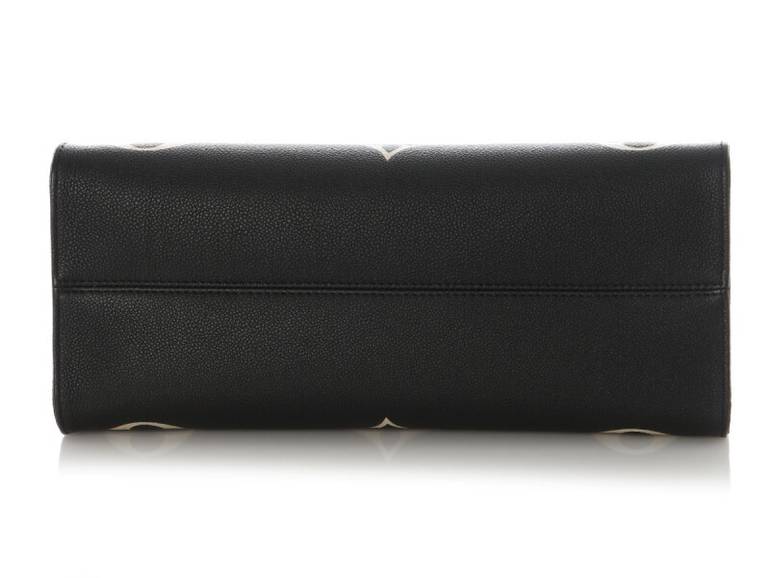 Louis Vuitton OnTheGo Tote Bag – Black / Beige