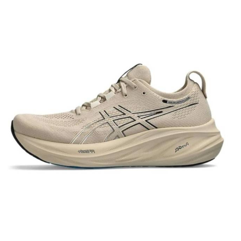 حذاء رياضي ASICS Gel-Nimbus 26 بيج – حذاء جري مريح