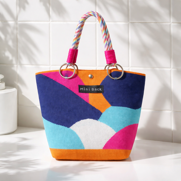 Colorful Canvas Tote Bag for Women – Modern Design