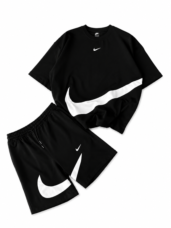 Nike Black Oversized Sports Set