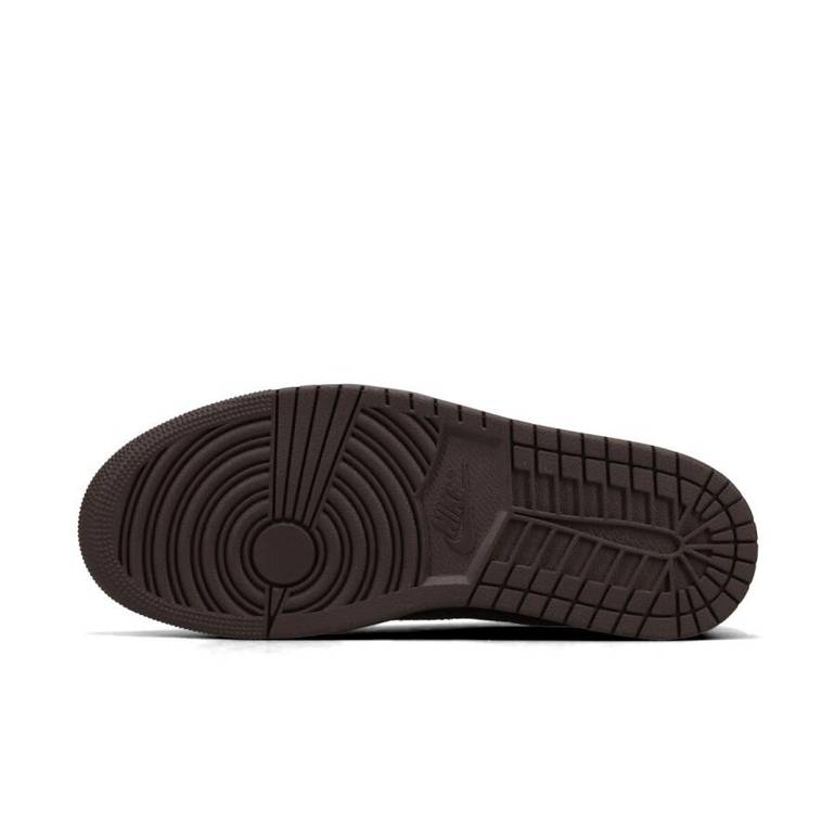 Brown Leather Sneakers Air Jordan Low