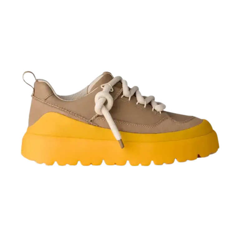 حذاء Heritage Utility Sneaker بيج وأصفر – حذاء كاجوال عصري
