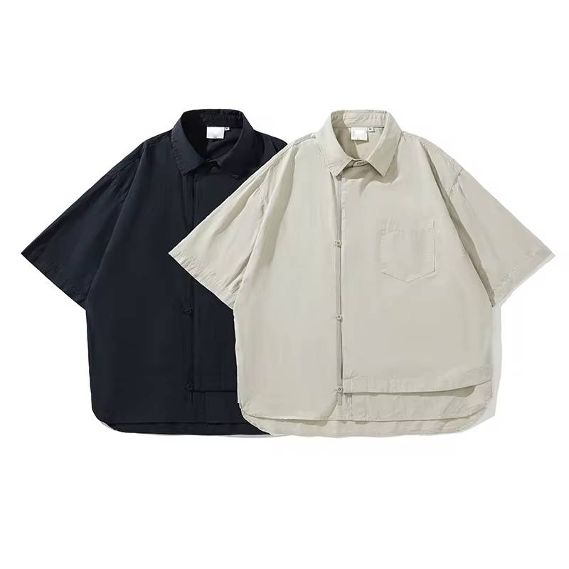 Minimal Oversized Short Sleeve Shirt