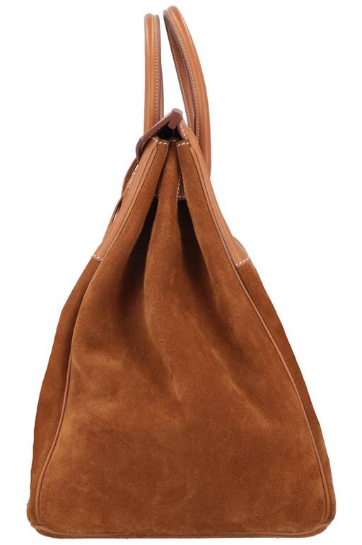Hermes Birkin Leather Top Handle Bag – Brown