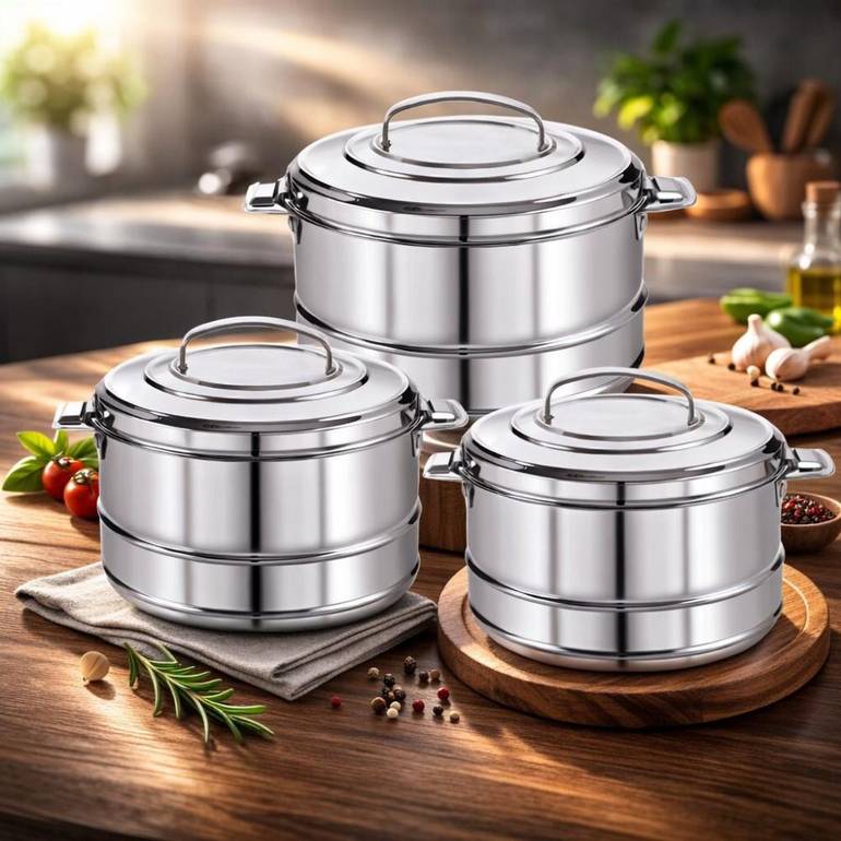 Indian Stainless Food Container | Lavera Home