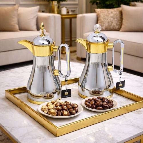 طقم ترامس شاي و قهوة 2 قطعة - تصميم يكمل الضيافة