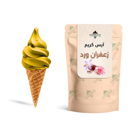 ايسكريم زعفران ورد 1 كجم