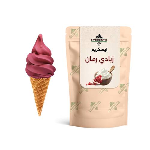 ايسكريم زبادي رمان 1 كجم