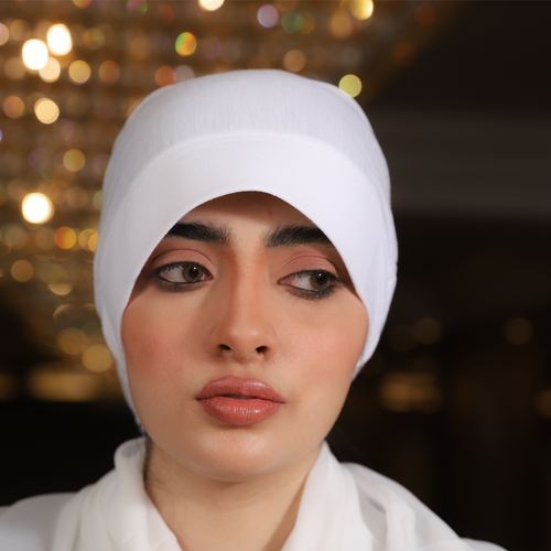 قبعة تحت الحجاب مع مقوي