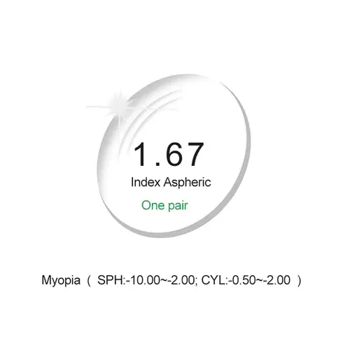 عدسات 1.67 S2 الماني