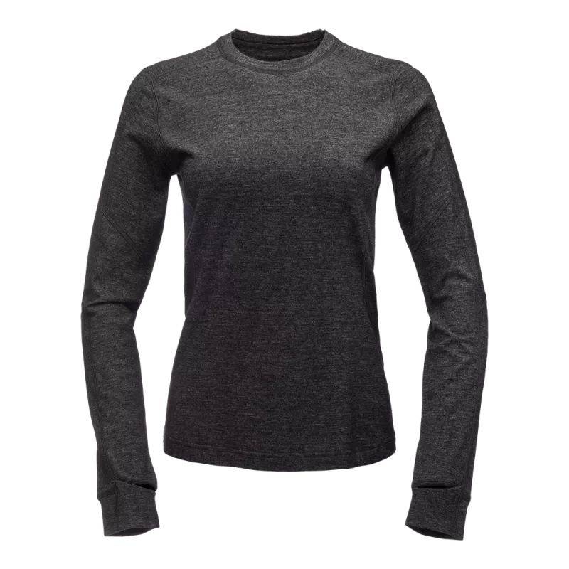 Black Diamond Solution Women's LS T-shirt Merino Baselayer - NuYarn Technology