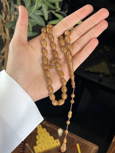 خشب كوك ناعم بيضاوي