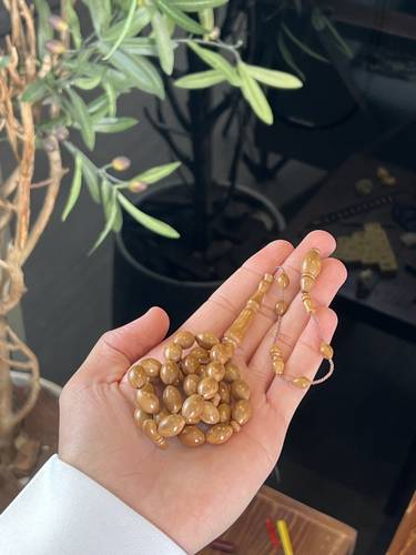 خشب كوك ناعم بيضاوي