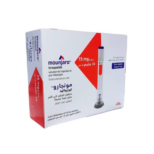 مونجارو - تيرزيباتيد - 15 مجم × 0.5 مل - 4 قلم جاهز للإستعمال