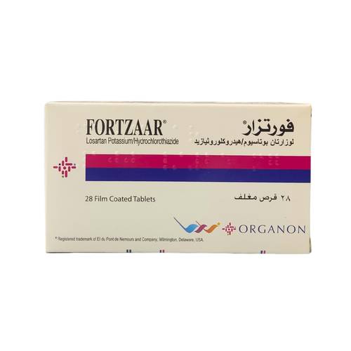 فورتزار - لعلاج ارتفاع ضغط الدم - 100 ملجم 28 قرص