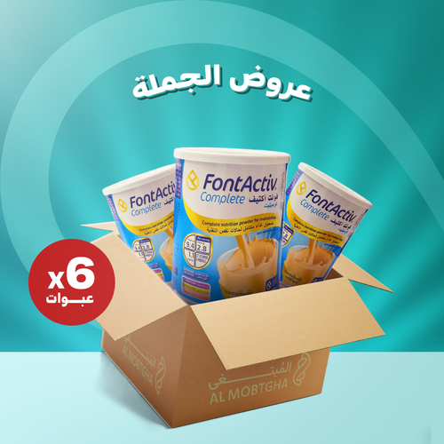 فونت اكتف - كومبيليت فانيلا - كرتون - 6 عبوات - 400جرام