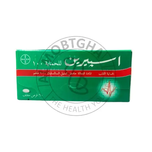 اسبرين بروتيكت 100 ملجم - حماية القلب - 60 قرص