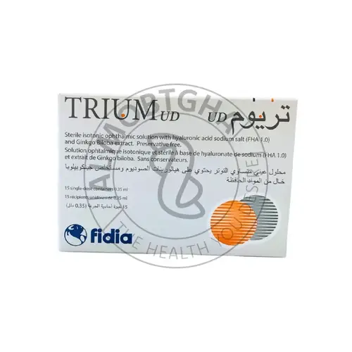 تريوم يو دي 15 جرعة قطرة للعين - ترطيب العين وتحسين الرؤية - 15 جرعة