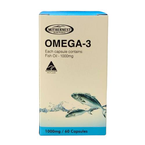 OMEGA 3 1000MG 60 CAPS MOTHERNEST