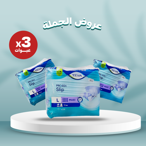 تينا - سليب ماكسى - لارج - كرتون - 3 عبوات - 24قطعة للعبوة