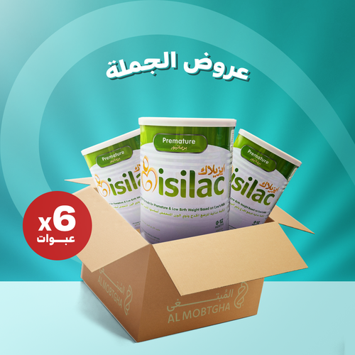 حليب ايزيلاك - بريماتيور - كرتون - 6 عبوات - 400 جرام