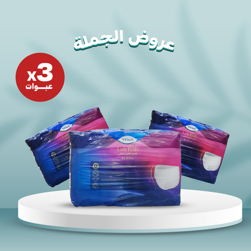 تينا ليدي بانتس ديسكريت بلص لارج كرتون 3 عبوات 16قطعة للعبوة