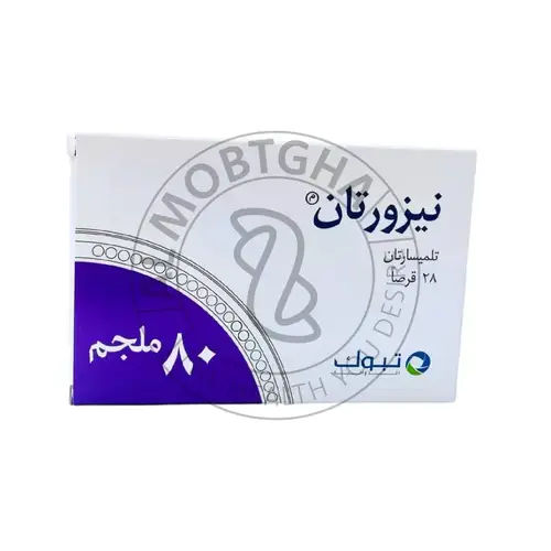 نيزورتان تيلميسارتان 80 ملجم - علاج ارتفاع ضغط الدم - 28 قرص