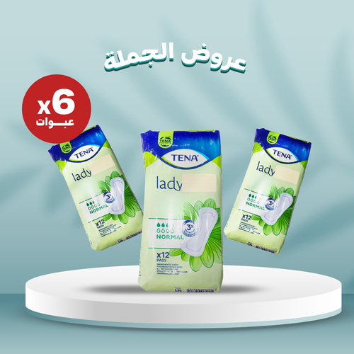 تينا - ليدى نورمال - كرتون - 6 عبوات - 12قطعة العبوة