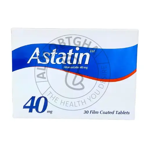 أستاتين 40 ملجم - تخفيض الكوليسترول - 30 قرص