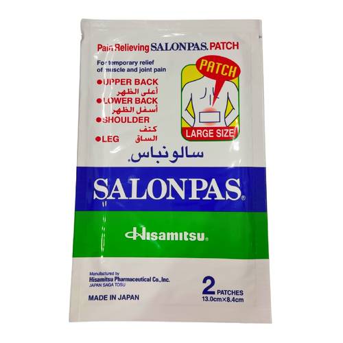 SALONPAS 13CMX8.4CM 2PATCHES