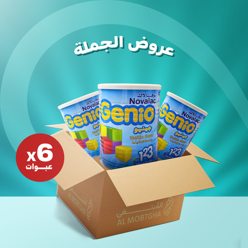 نوفالاك جينو حليب -  كرتون - 6 عبوات - 400 جرام