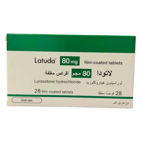 حبوب لاتودا - لوراسيدون - 80 مجم - 28 قرص